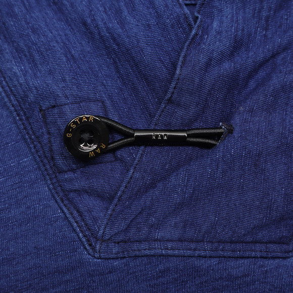 G-Star Raw Men's Long Sleeve Pullover Mock Turtle Neck Heathered Blue Sz M - Picture 7 of 13